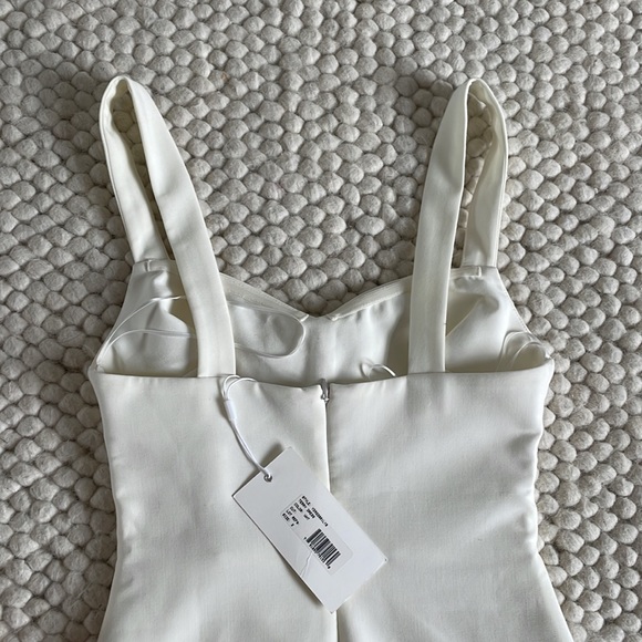 Likely Cream White Terry dress 2 - Picture 3 of 4